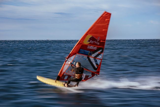 Bjorn Dunkerbeck windsurfing red bull media Nimbiia