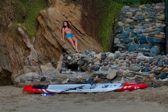 Jade Howson SIC Maui paddle racer