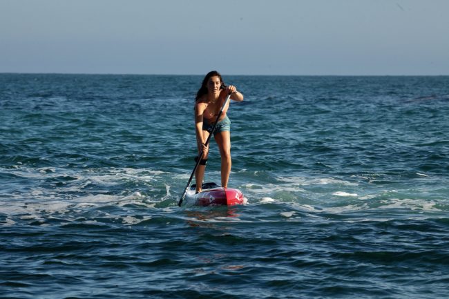 Jade Howson stand up paddle racer SIC RS raceboard
