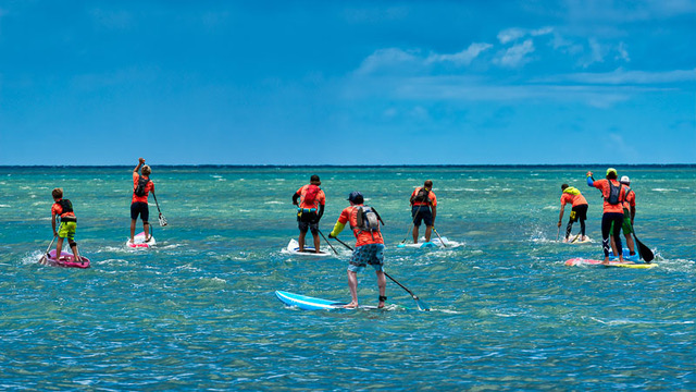 Molokai Holokai Youth in Motion stand up paddle