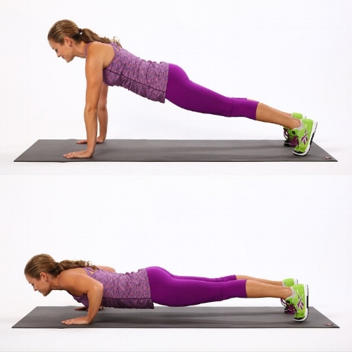 SUP Fitness standard push up form