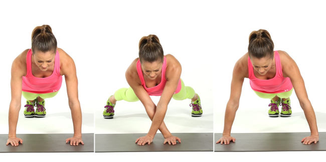 SUP Fitness Lateral Plank walks bodyweight exercises