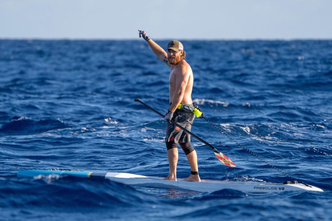Crossing for Cystic Fibrosis paddler