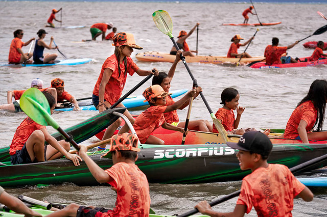 Molokai holokai kiki event stand up paddle