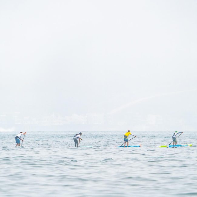 APP World Tour Sanat Monica Pier distance course fog